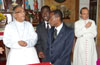 Ivory Coast Foreign Minister meets Bishop Aloysius Paul DSouza